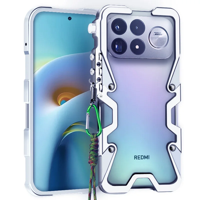 Metal Armor For Xiaomi POCO F9 Ultra Frame For POCO F9 Pro Aluminum Alloy Bumper Shockproof Case Cover