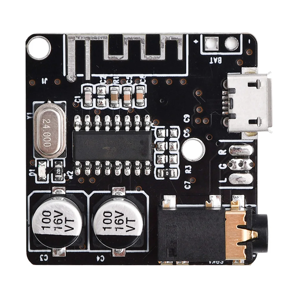 VHM-314 Bluetooth Audio Receiver Board Bluetooth 5.0 MP3 Lossless Decoder Board Wireless Stereo Music Module 3.7-5V