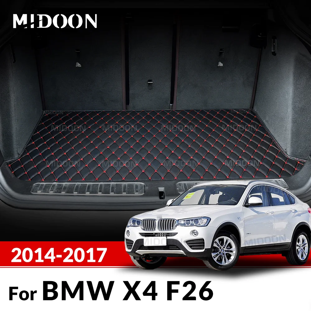 Tapete Tronco do carro para BMW, Cargo Liner Carpet, Acessórios Interior Capa, BMW X4 F26 2014 2015 2016 2017