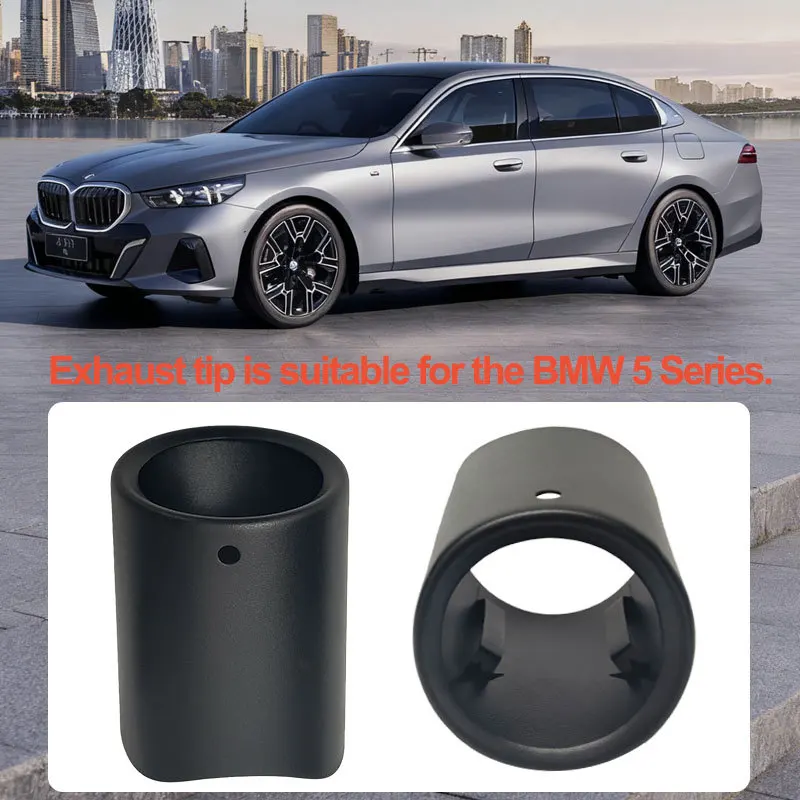 BMW 5シリーズ 520Li、523Li、535Li、528Li、325Li用 マットブラック エキゾーストテールパイプ