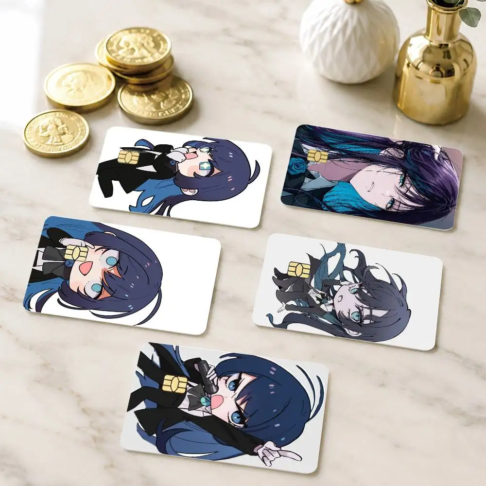 Cute virtual female singer I Love Ado Credit Card HD Stickers Small Chip Waterproof Sticker Game Card Decal Gift