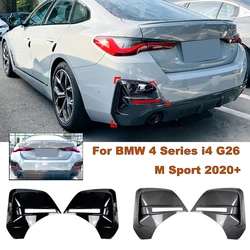 For BMW 4 Series i4 G26 M Sport 2020+ Rear Air Vent Spoiler Rear Wind Knife Car Sticker Exterior Modification Body Kit