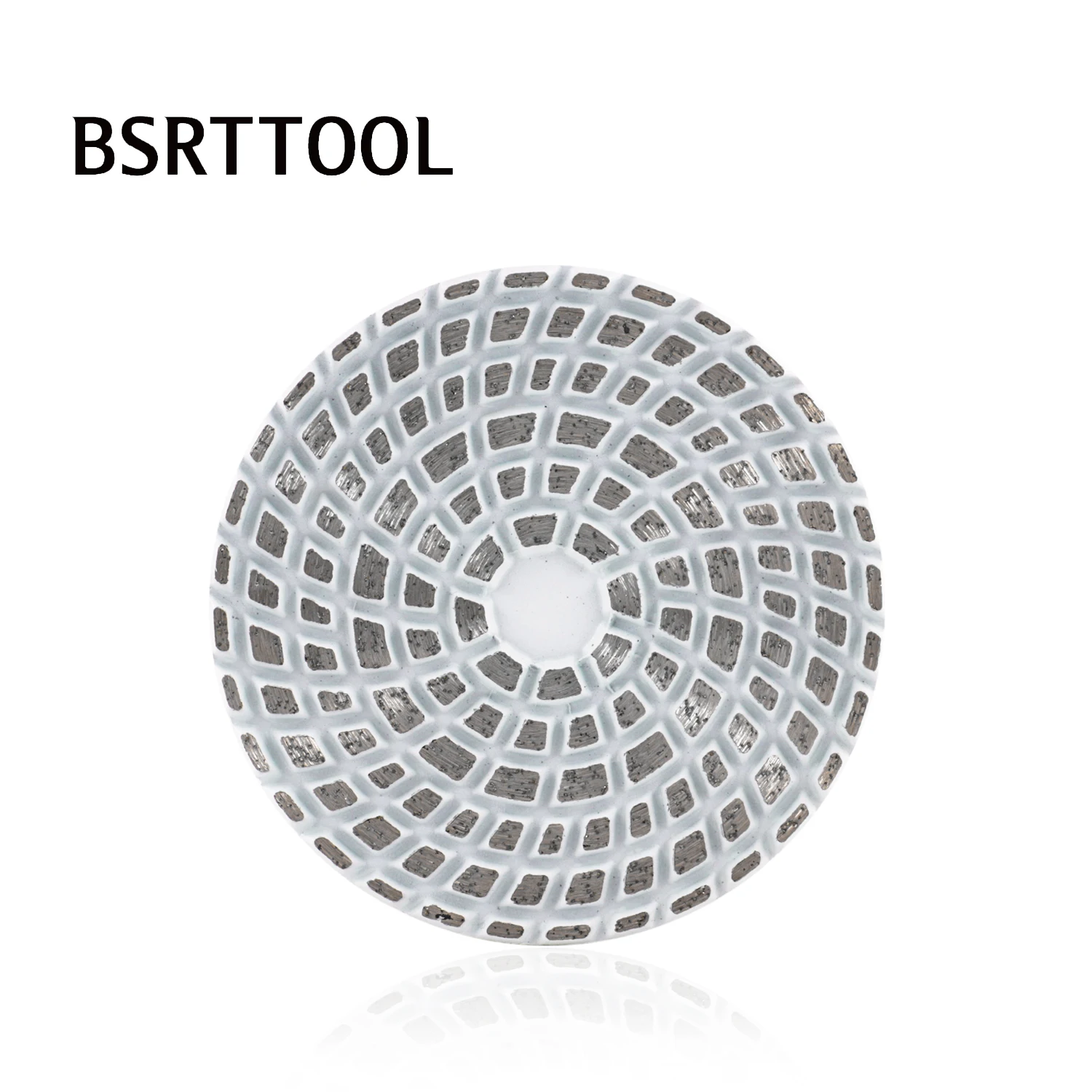 BSRTTOOL 다이아몬드 그라인딩 디스크 콘크리트 바닥 그라인딩 패드 소결 된 금속 본드 콘크리트 습식 연마 휠 거친