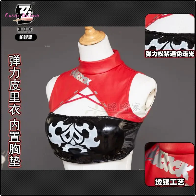 Burnice Whita Cosplay Costume Game Zenless Zone Zero Uniform Halloween Carnival Party Christmas Play Role Clothes Clothing