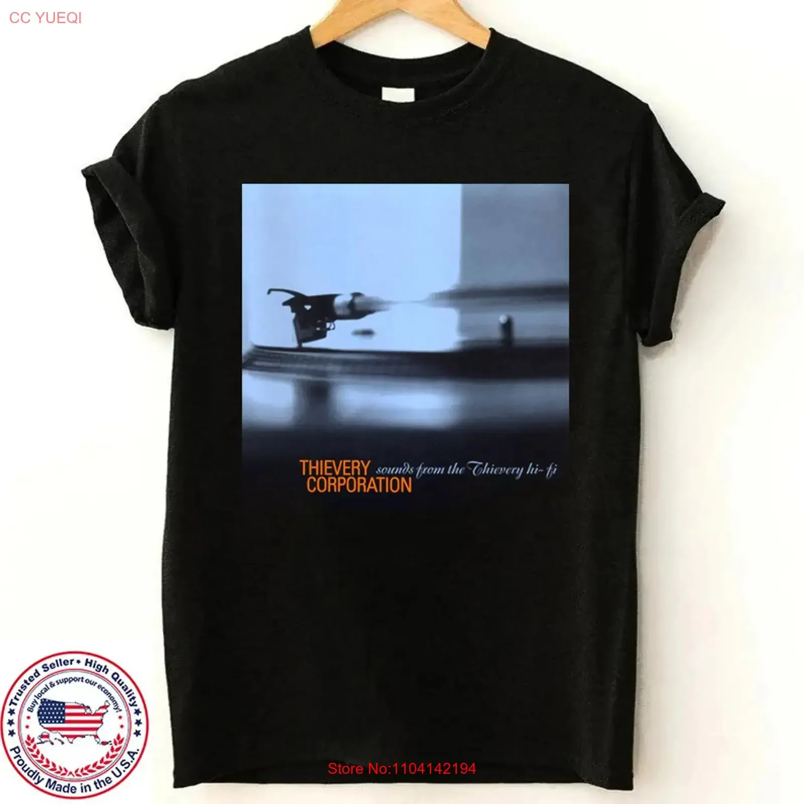 Camiseta Thievery Corporation Band Sounds From the Hi Fi, talla completa S 5XL, estilo vintage, lavado, gráfico, a la moda, versátil, informal