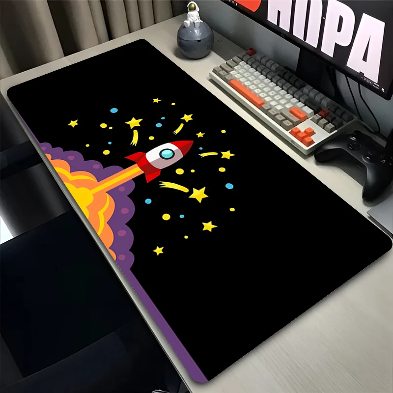 

Mouse Pad PC Non Slip Rubber Mousepad Laptop Gamer Cabinet HD Keyboard Pad Space Shuttle Office Computer Gaming Desk Mouse Mat