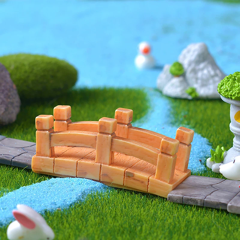 Simulated Architectural Rockery Stone Bench Resin Crafts Ornaments Miniature Landscape Ornament Home Desktop Decor