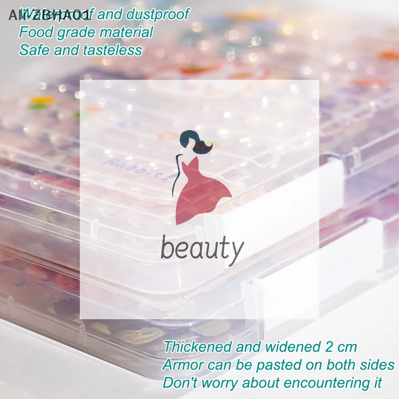 DIY Photo Prop Board Simple Storage Box Fake Nail Tip Storage Box Large Capacity Exhibition Display Board