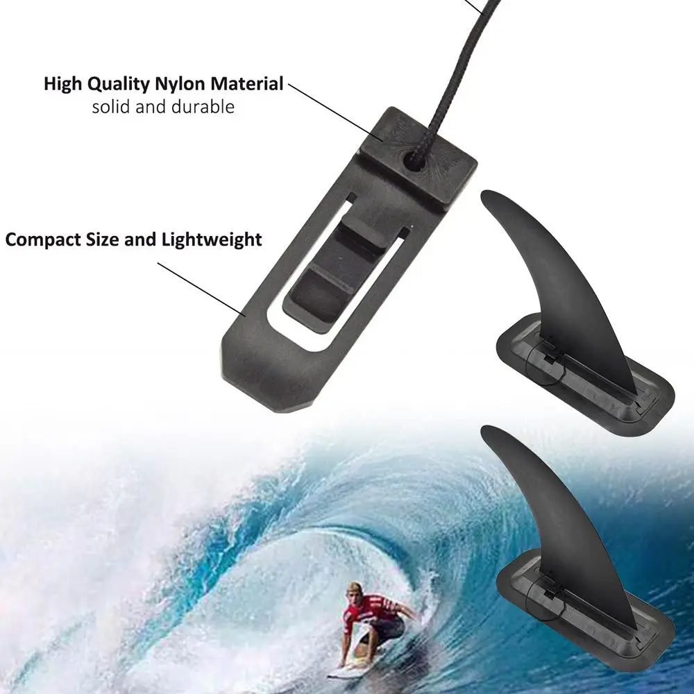 Accessories Portable Water Sports Fix Fin in Base Boat Sup board Fin Fin Splitter Latch Longboard Surfing Fins Clip