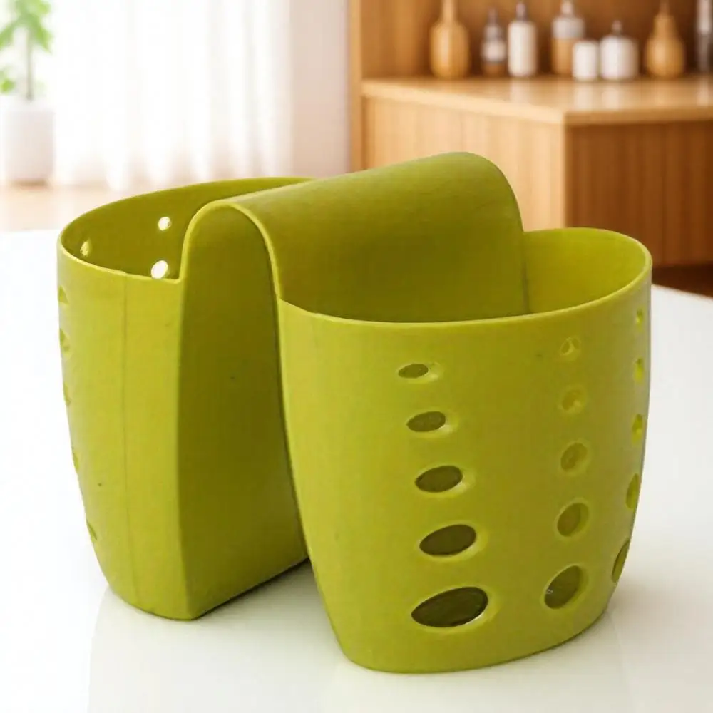Doppel Silikon Schwamm Halter Waschbecken Rack Lagerung Organizer Küche Waschbecken Sattel Stil Seife Spender Küche Werkzeuge Startseite Organizer
