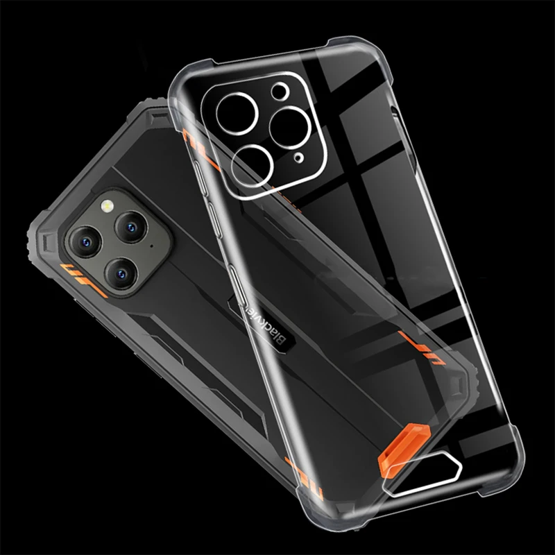 Anti-knock Soft Black TPU Phone Cover For Blackview BV5300 Pro Silicon Caso Ultra-thin Clear Case For Blackview BV5300 Etui Capa