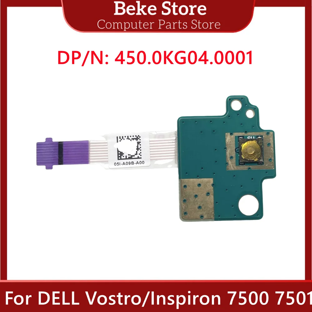 

Beke новый оригинальный для DELL Vostro Inspiron 7500 7501, плата кнопки питания ноутбука с кабелем 450.0KG04.0001, быстрая доставка