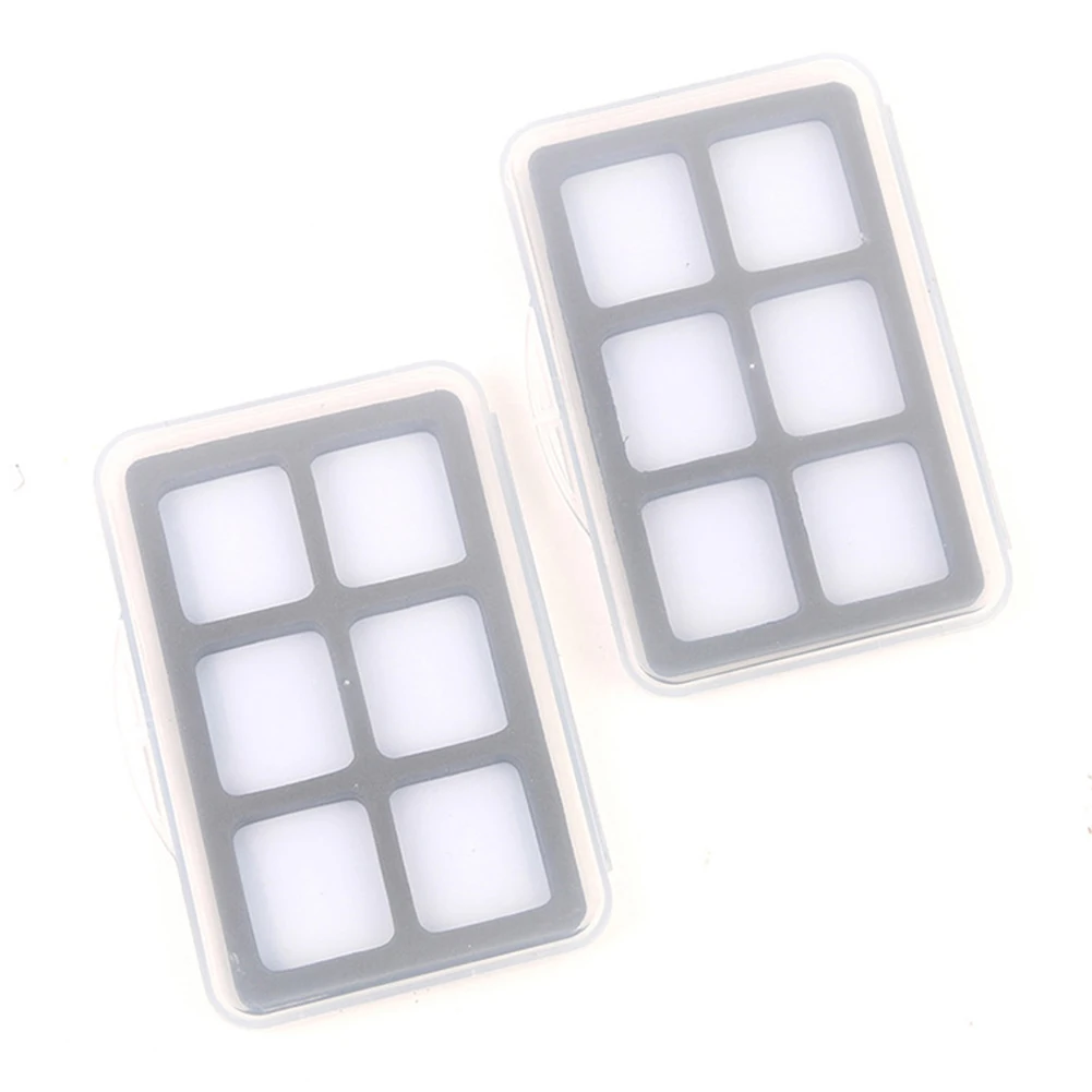 

2 Pcs Waterproof Fly Box Transparent Fishing Box Fishing Storage Fly Fishing Boxes Slim Plastic Fly Box Various Prom Accessories