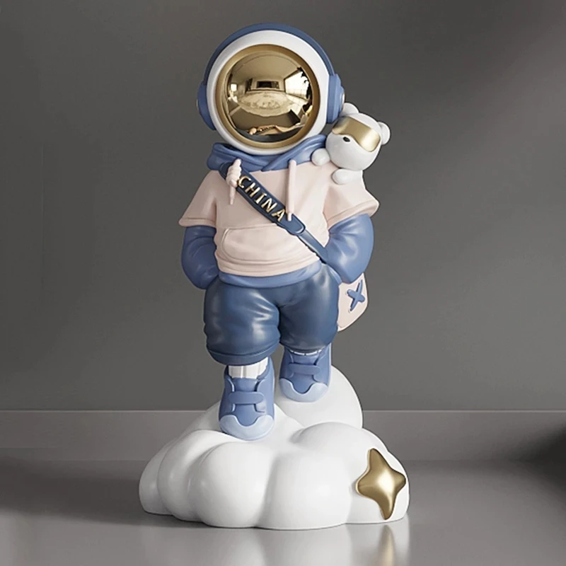 Nodic Home Decor Astronauta Figurine Decoration Bedroom Accessories Desk Accessories Kawaii Room Decor Figurines for Interior