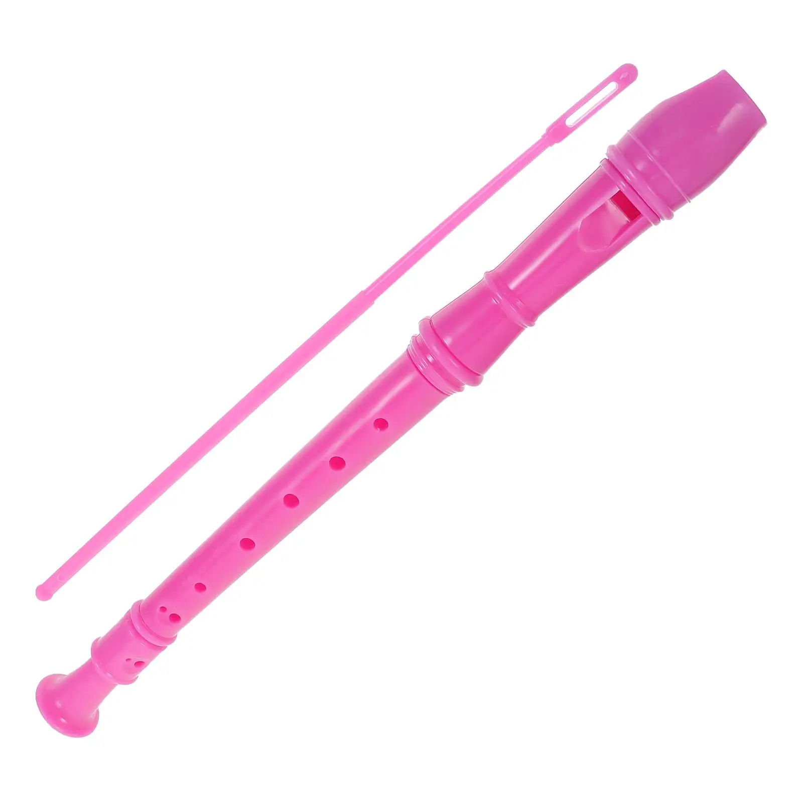 

8 Holes Recorder Flute Soprano ABS Plastic Rose Red Student Music Class Instrument Beginner Flute Long lasting