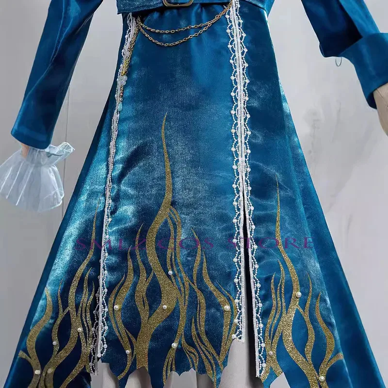 

CyIdentity V Composer Frederick Kreiburg Phantom Sail Cosplay Ghost Costume Uniform Halloween Carnival Convention Outfit Suit