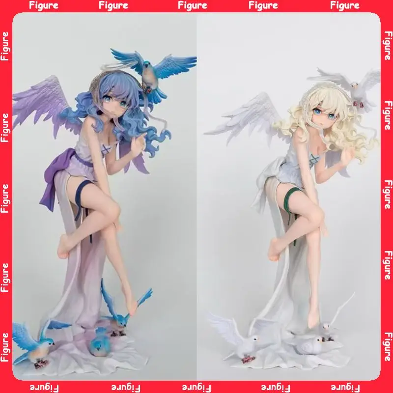 

Anime Figure Angel Ariel With White Doves Pvc Collectible Model Two Dimensional Desktop Ornament For Anime Hobbyists Collectors