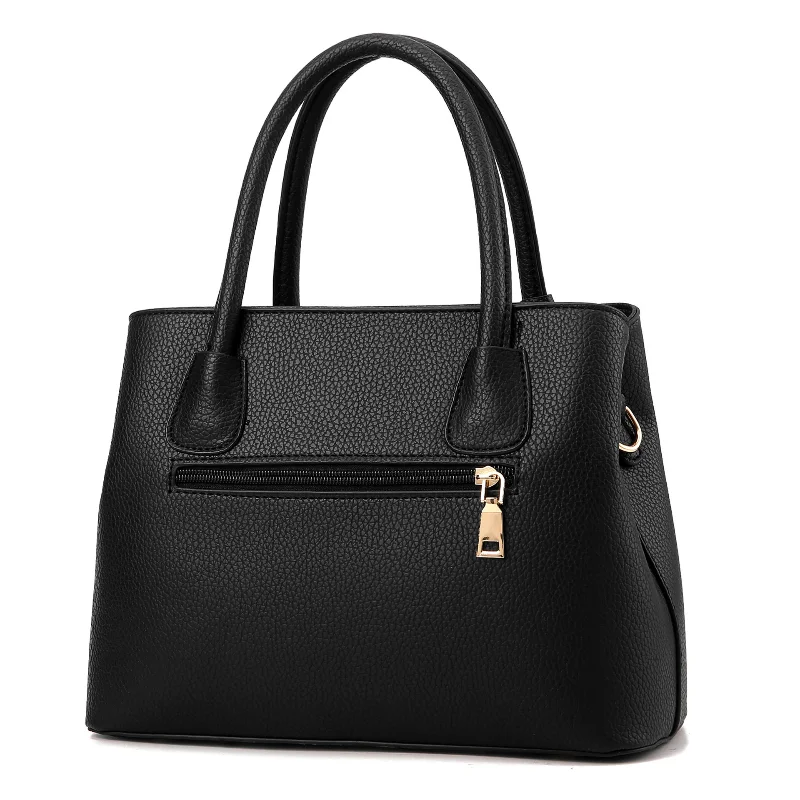 Solid Women Leather Handbags 2023 Fashion Commute Handbags Large Capacity Pink Blue Tote Messenger Shoulder Cossbody Bag Female