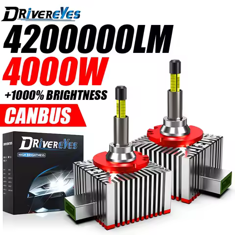 4200000LM D1S D3S LED CANBUS Headlight Bulb Xenon D8S D8R D1R D3R Turbo 4000W 3D 360 CSP Chip 1:1 Plug&amp;Play 6000K Car Headlamp