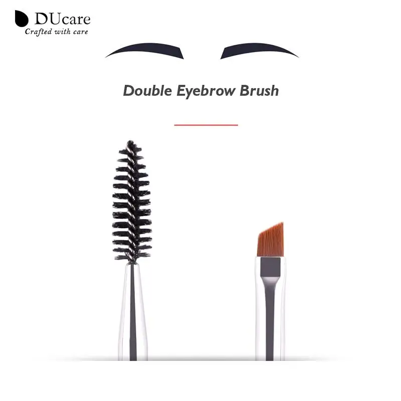 DUcare Double-headed Eyelash Brush Eyebrow Comb Professional Makeup Brushes for Eye Brow Eyelash Extension Beauty Make Up Tools