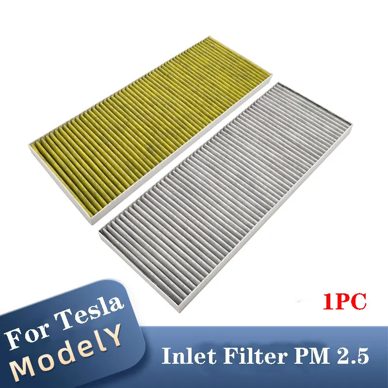 

Car Air Filter For Tesla Model Y Accessories Air inlet filter Cover Trim Replaces 1PC