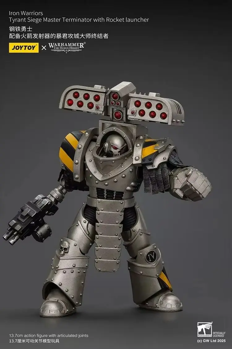 

JOYTOY Warhammer Lron Warriors "The Horus Heresy" Tyrant Siege Master Terminator With Rocket Launcher Action Figure Doll Gift