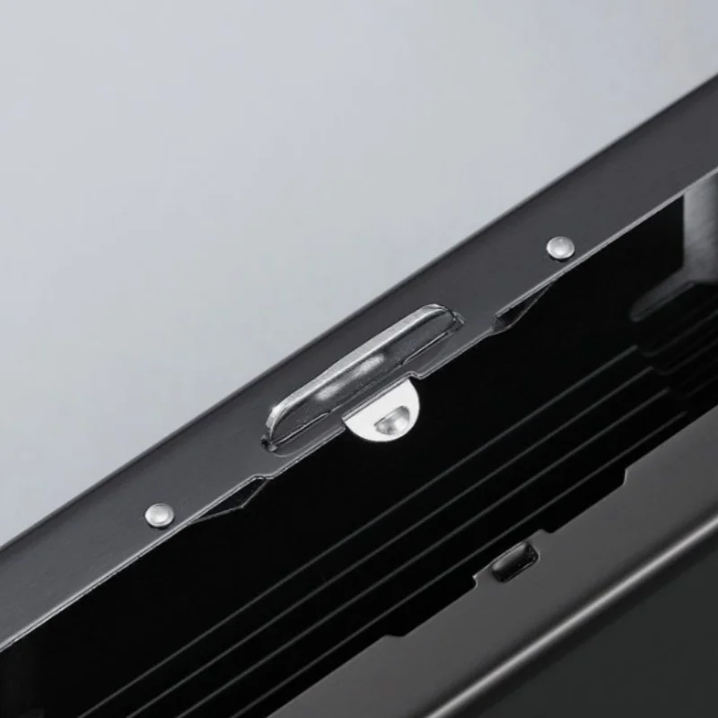 RFID-geschützter Kartenhalter, Modische Herrenbrieftasche, Metallisches Design, Mehrere Fächer, Kann Kredit-/Debitkarten Sicher Aufbewahren – Detail 7