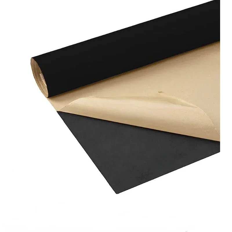 10y/20y/30yards 0.5mm Black Self Adhesive Flocking Velvet Fabric Sticky Magic Flock Cloth Roll for DIY Sewing Home Decor 45cm