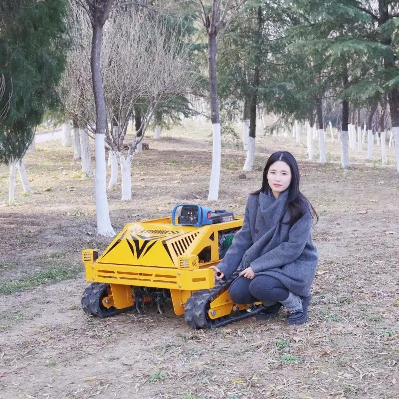 

Индивидуальная работа с дистанционным управлением, вездеходная газонокосилка, вращающаяся машина для прополки гусеничного типа