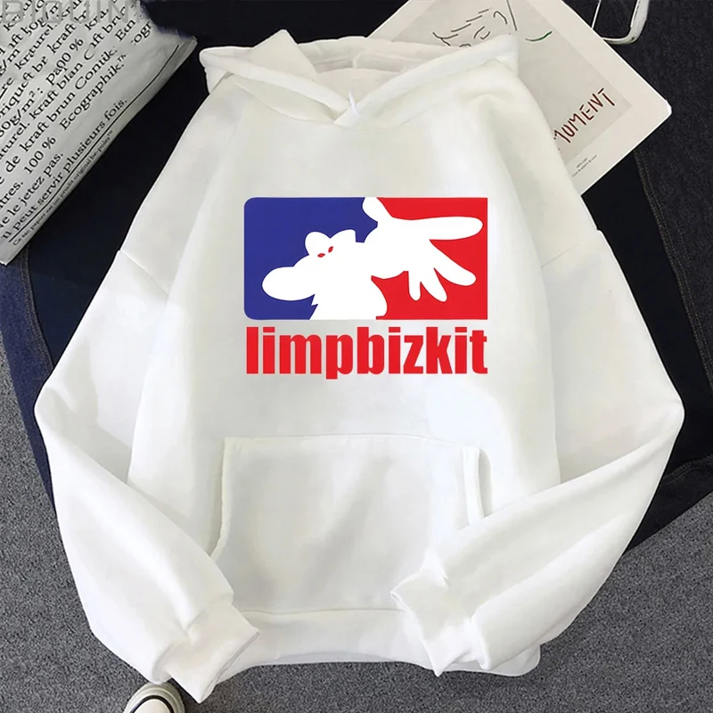 Limp Bizkit 여성용 그래픽 프린팅 후디, 가을 라운드넥 긴팔 스트리트웨어 풀오버 상의, 남녀공용 하라주쿠 맨투맨