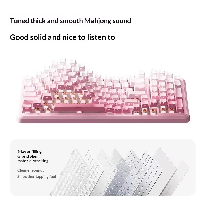 MCHOSE K99 V3 Mechanical Keyboard Tri-Mode Wireless ARGB Control Knob 10000mAh Dual 8K 0.125ms Hot-Swappable Custom Game Keyboa - view 3
