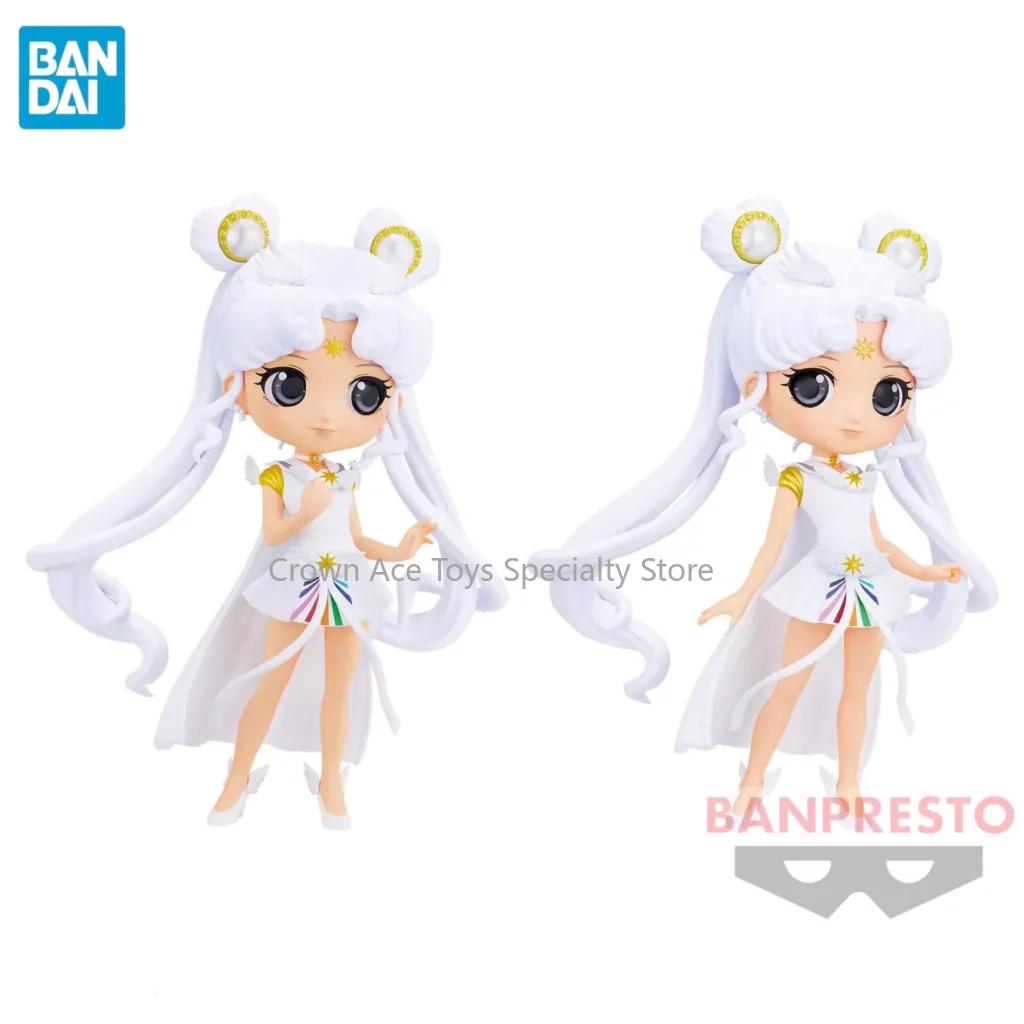 

Bandai Banpresto Sailor Moon Tsukino Usagi Cosmos Q Posket Action Manga Figures Trendy Toy Princess Serenity PVC Model Kids Gift