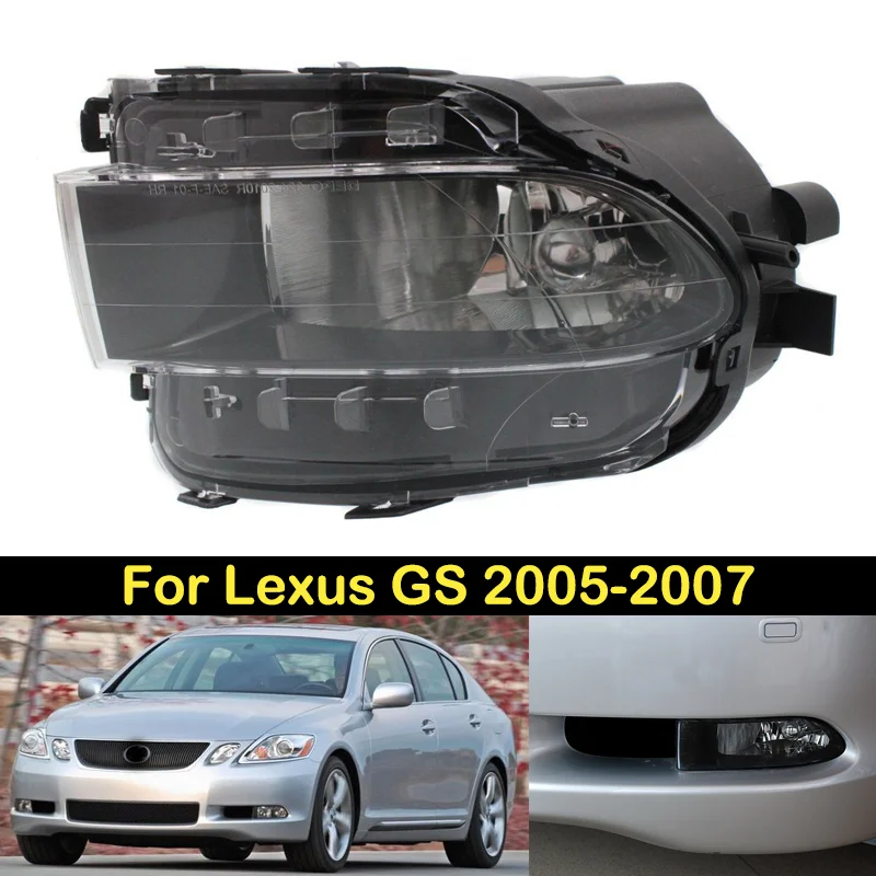 

Противотуманная фара DECHO для Lexus GS 2005 2006 2007 GS430 GS350 GS460, противотуманная фара переднего бампера в сборе, противотуманная фара