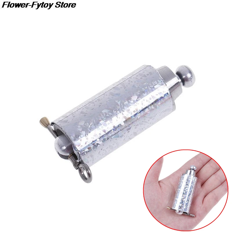 1Pc Kids Magic Toy Metal High Elasticity Steel Silver Appearing Cane Magic Toy Magic Steel Rivet Trick Prop HOT