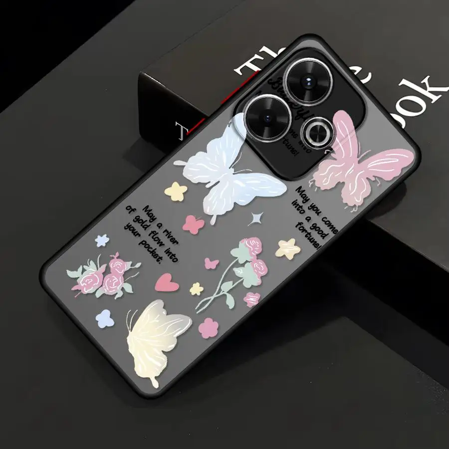 Case for Xiaomi Redmi Note 15 11 10 12 13 14 Pro Plus A4 14C 13C 9S Funda Phone Cover Colorful Butterfly view 4