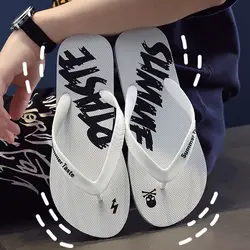 Clássico homem flip flops verão sapatos casuais slides confortável nuvem chinelos meninos praia apartamentos lazer sandálias chanclas de hombre