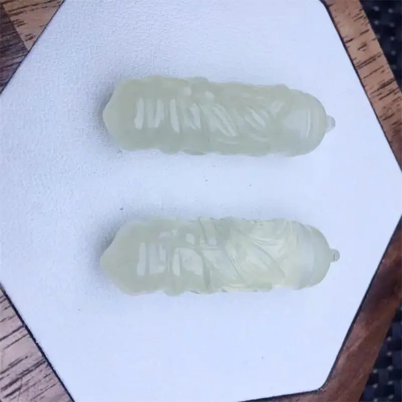 天然シトリンの木の妖精のライティングブラシ,男性と女性のための再ikiの彫刻,ミネラルジュエリー,ヒーリングストーン,装飾ジュエリー,37.8mm, 2個