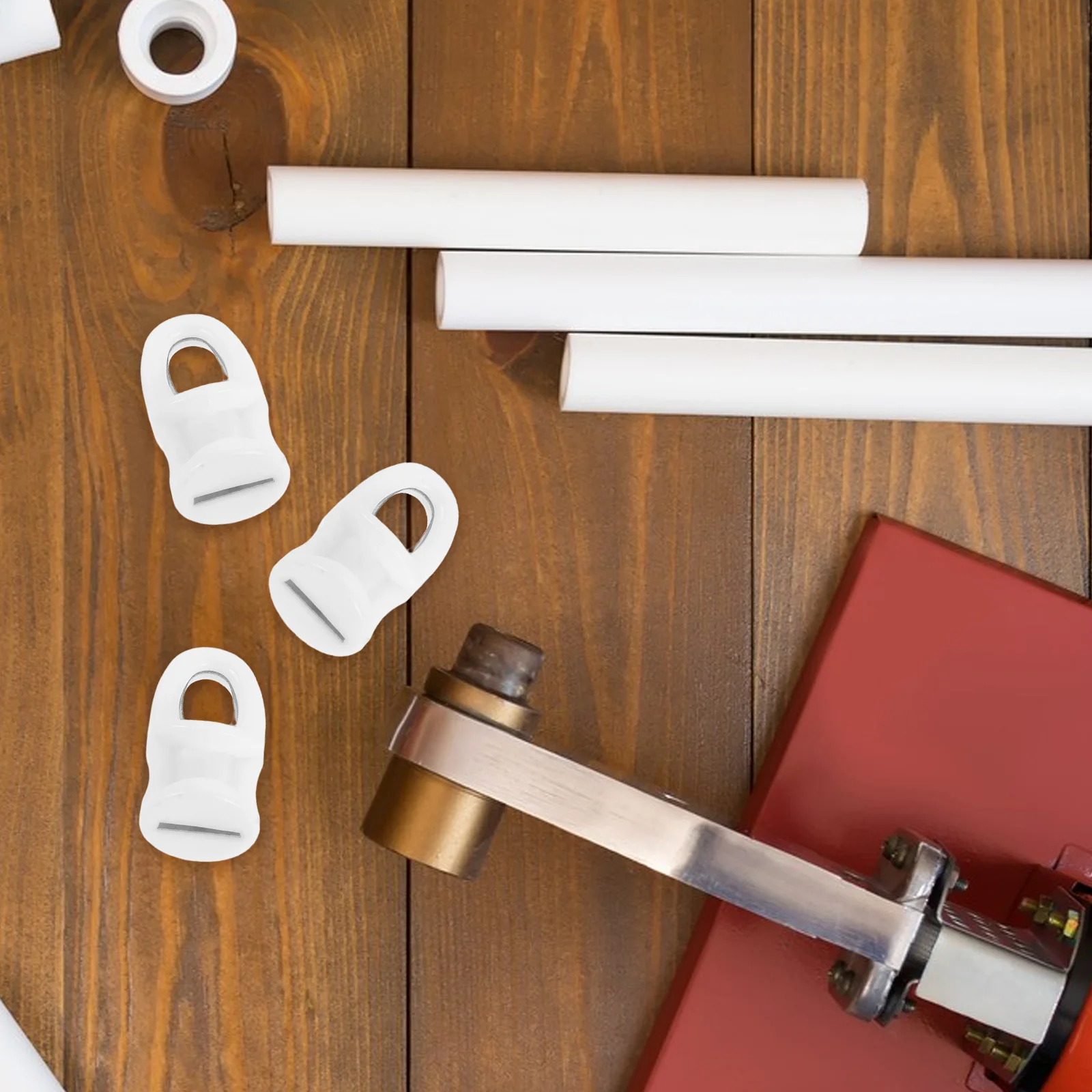 

100Pcs Curtain Rail Rollers Silent Smooth Heavy Load Curtain Track Rollers for Window Door Drapery Ceiling Rail