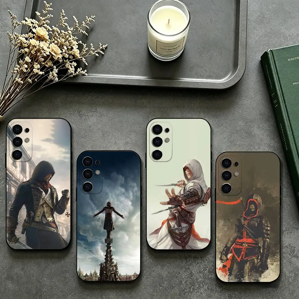 Game A-Assassins C-Creed Shadows Phone Case For Samsung S26,25,24,23,22,30,21,10,9,Ultra,Plus,Lite Black Soft Case
