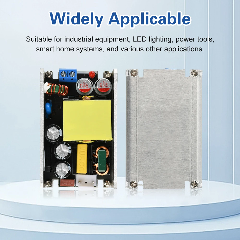 التيار المتناوب إلى تيار مستمر 12 فولت/24 فولت نيتريد الغاليوم تحويل التيار الكهربائي مجلس 12 فولت 6A 24 فولت 4A معزولة التبديل 100 واط وحدة محول فرق الجهد