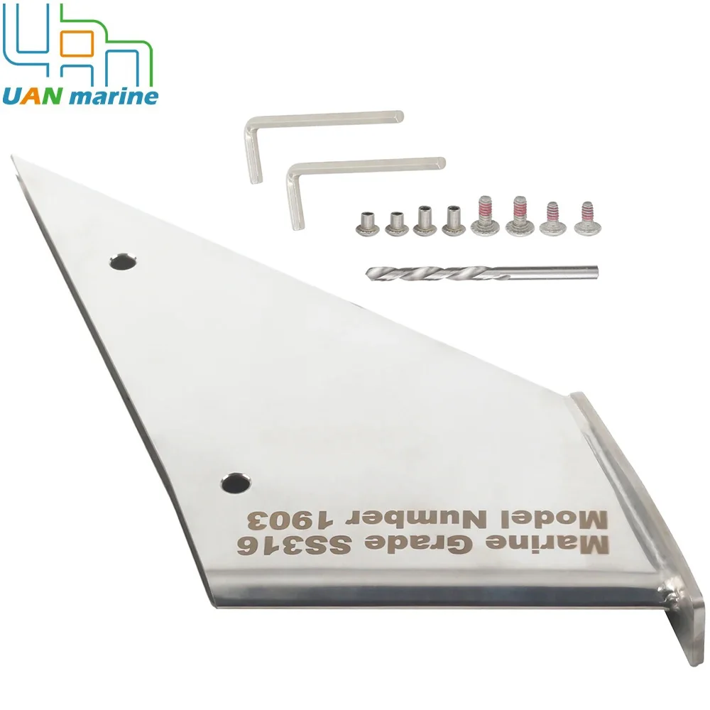 Boat Skeg Safe Guard Protects Against Ramp Dragging Fits for Mercury 40 50 60 HP 2003-Up For Evinrude Johnson 40-50 HP 1999-2003 view 6