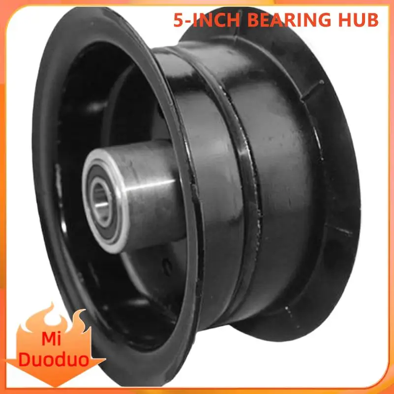 スクーターを410-350-5アルミホイールでアップグレード。400-5スチールリムにも対応し、毎日の通勤に最適です。