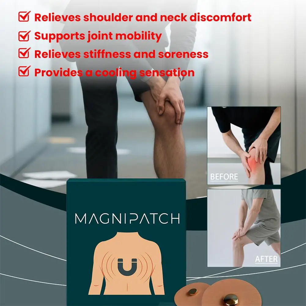 50patches Mugwort Menthol Joint Soothing Magnetic Health Patches Joint Care Patches Relieve tightness and Discomfort Patches view 2