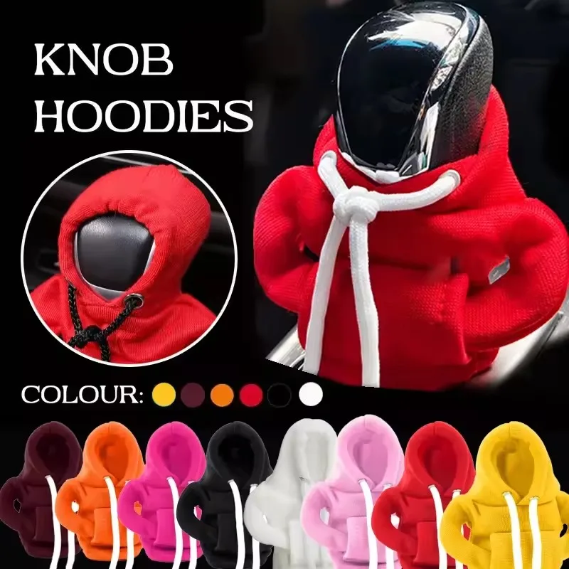 

Автомобильная толстовка с капюшоном для переключения передач, чехол для ручки переключения передач, украшение, подходит для ручного автоматического универсального автомобиля, рычаг переключения передач, внутренний декор
