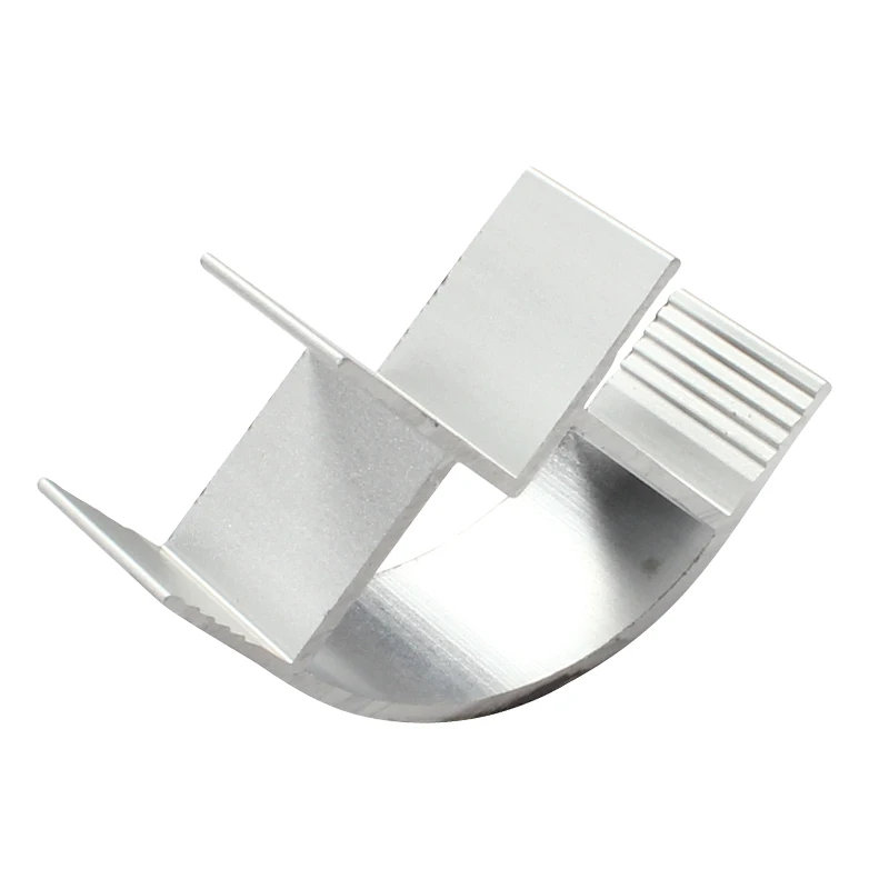 RV personalizado 17,7 ranhuras com ângulo de abertura duplo perfil de alumínio suspenso interno