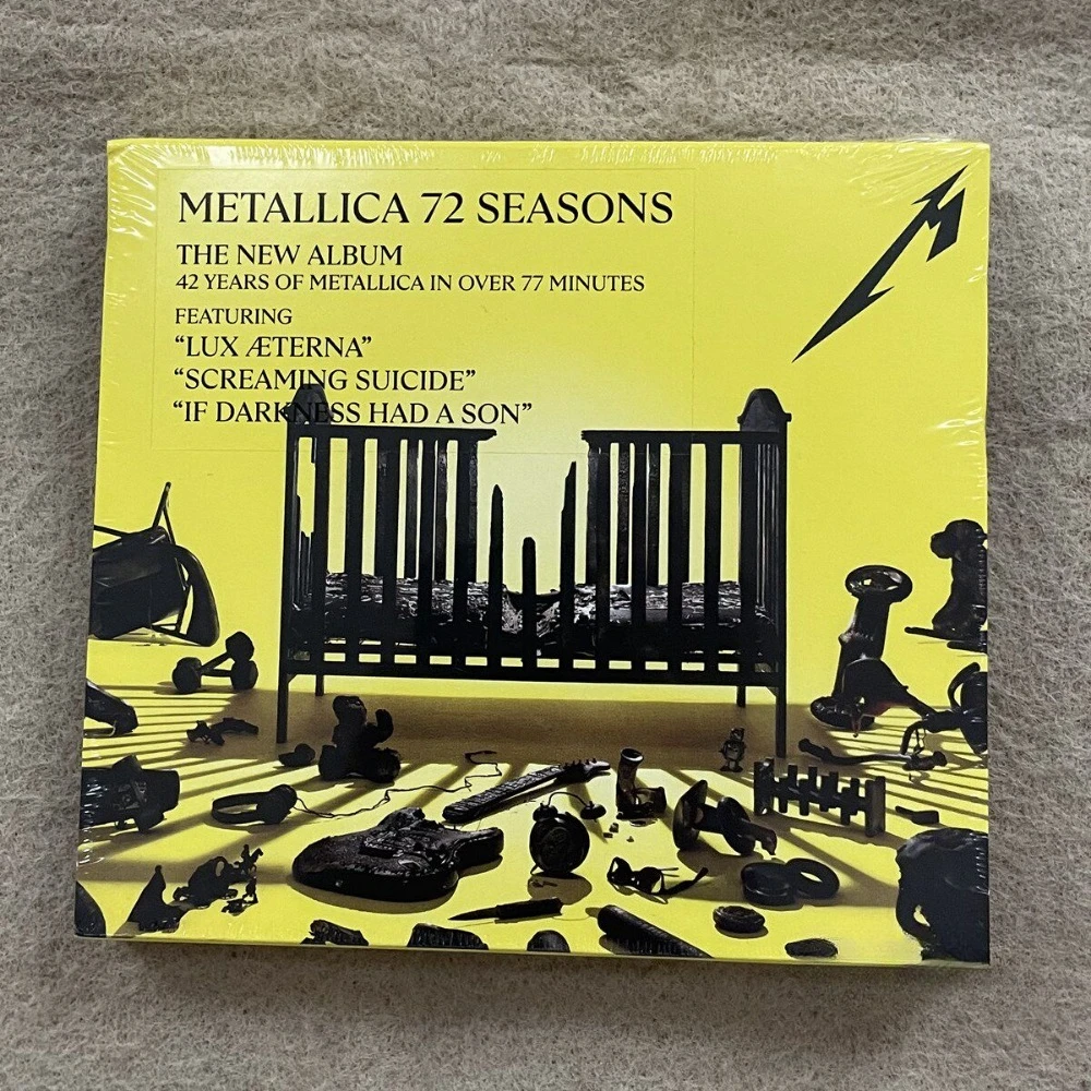 

Metallica 72 Seasons CD 2023 New Album Thrash Metal Lux Aeterna Screaming Suicide Sealed Hard Rock Heavy
