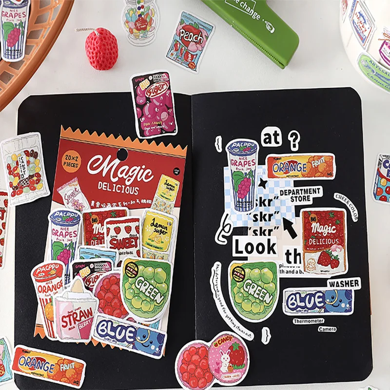 かわいいフードステッカー、ファーストフード、スナック、ドリン - Snacks Food Labels のレビューと価格