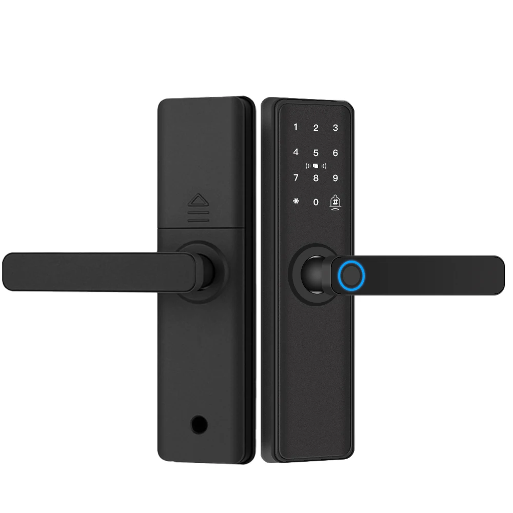 Smart Door Lock Bluetooth-compatible TTLock APP Digital Electronic Lock Smart Home Wooden Door Lock Fingerprint view 6