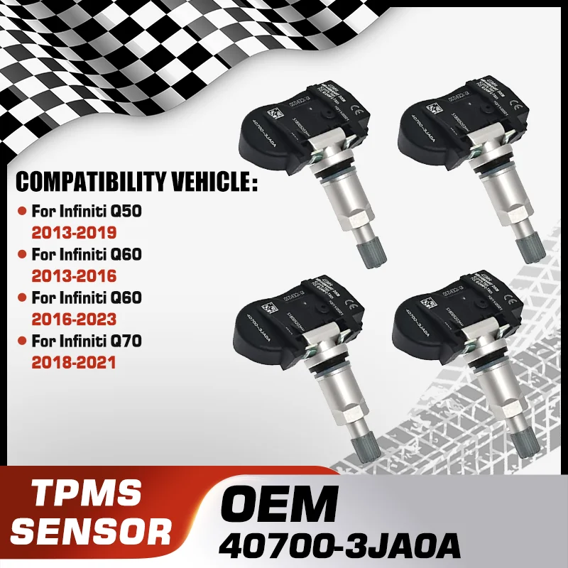 

For Infiniti Q50 2013-2019 Infiniti Q60 2013-2016 Infiniti Q60 2016-2023 Infiniti Q70 2018-2021 Tire Pressure Monitoring System