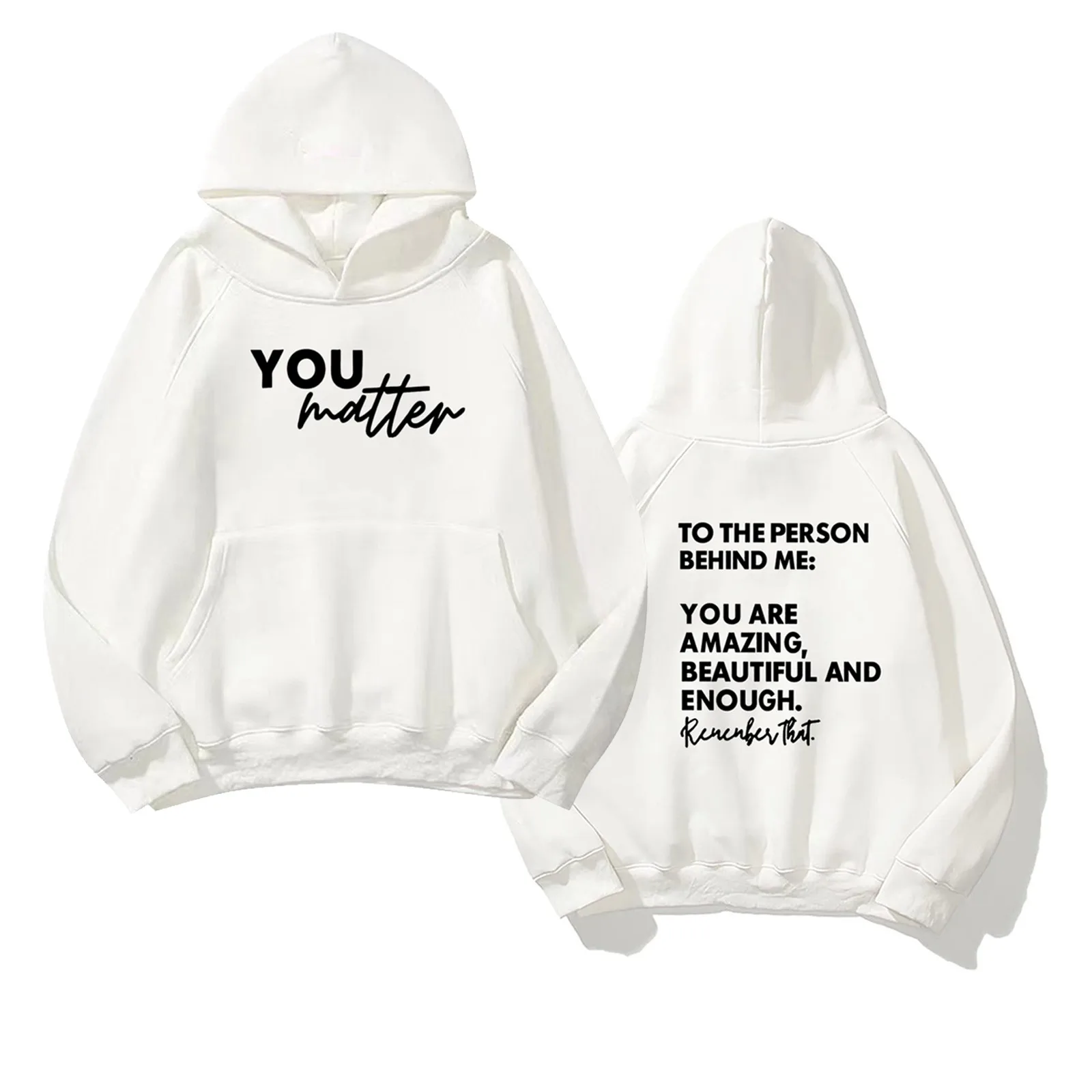 Hoodie Autumn Men Women Letter Printed Oversize High Quality Sweatshirts Hip Hop Streetwear Vintage Female Pullover Streetwear